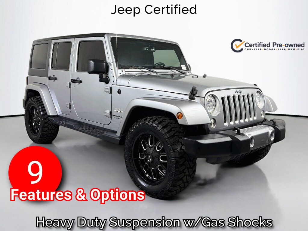 Certified 2018 Jeep Wrangler JK Unlimited Sahara 4x4 Convertible