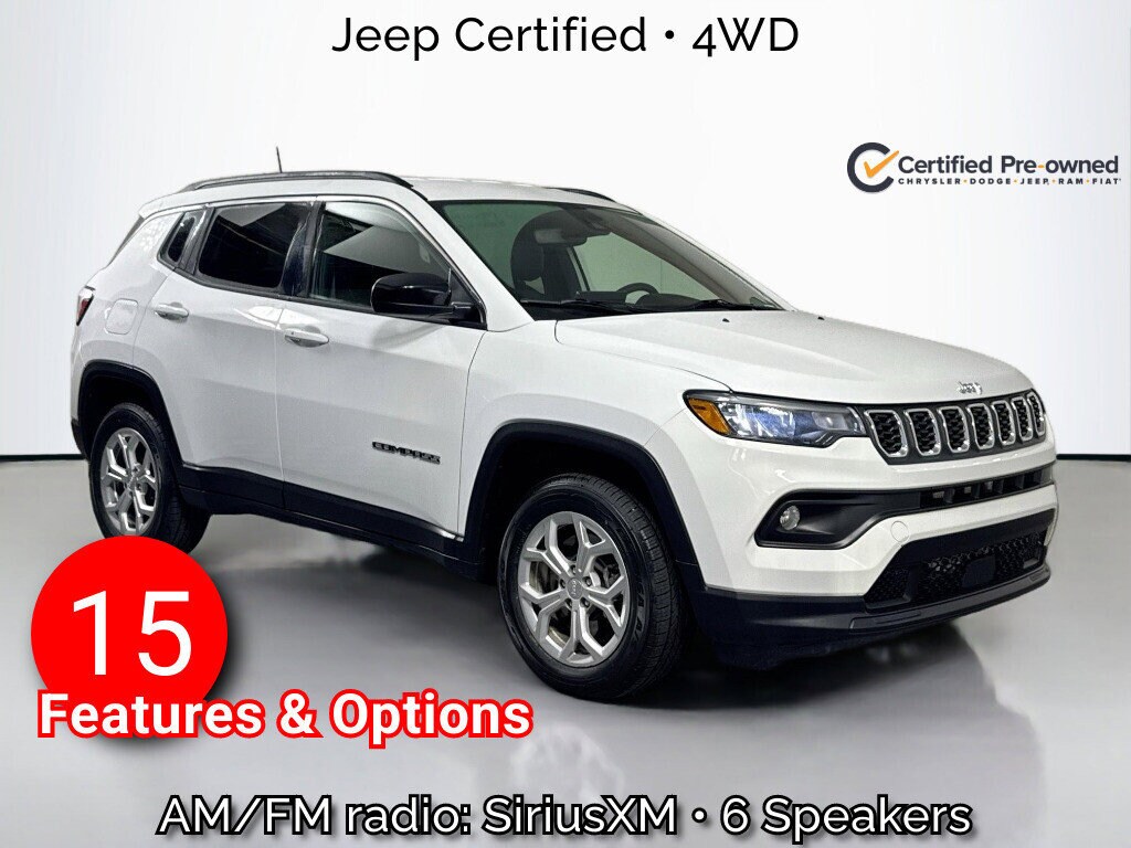 Certified 2024 Jeep Compass Latitude Sport Utility