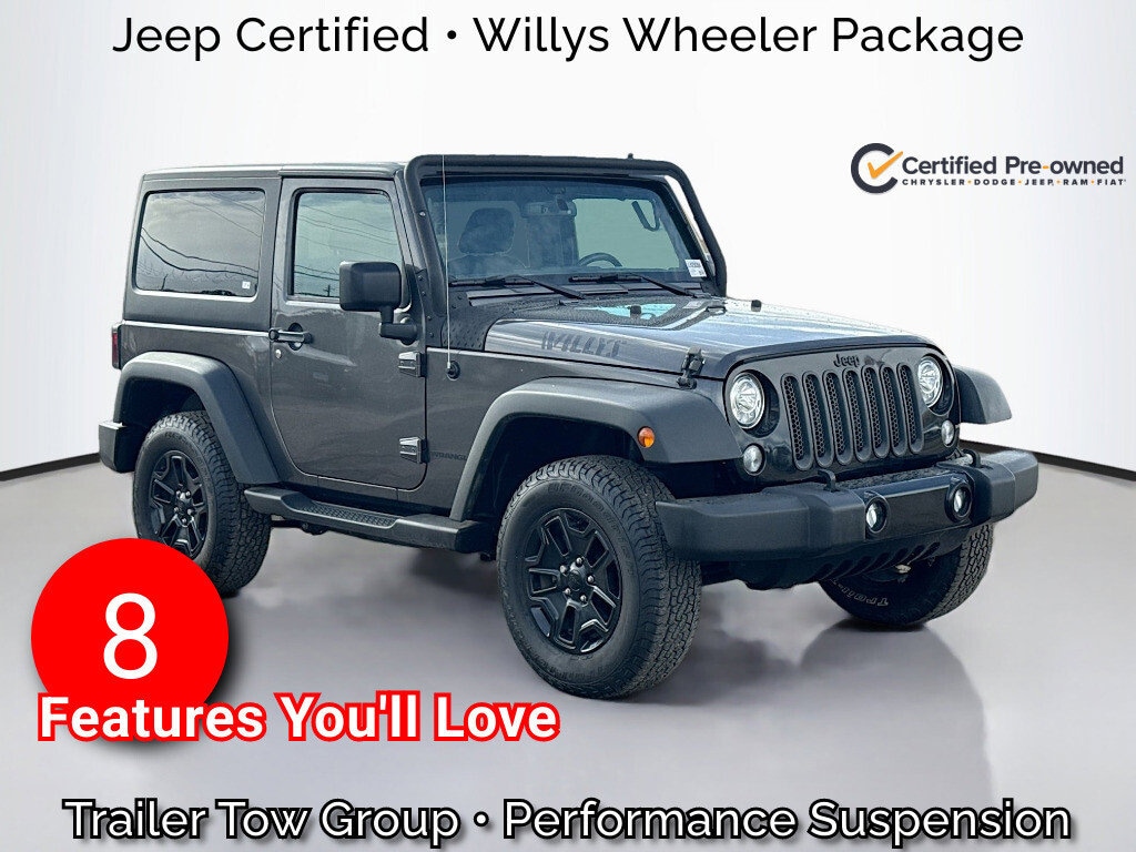 Certified 2017 Jeep Wrangler JK Sport 4x4 Convertible