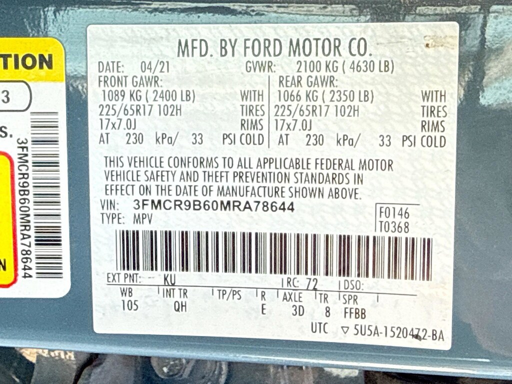 Used 2021 Ford Bronco Sport Big Bend Sport Utility