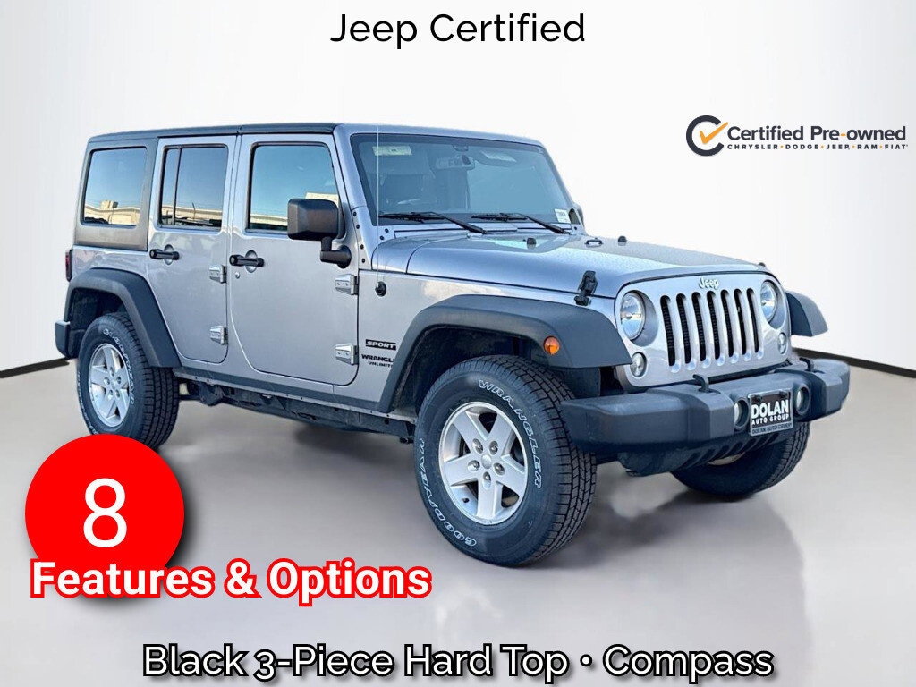 Used 2017 Jeep Wrangler JK Unlimited Sport 4x4 Convertible