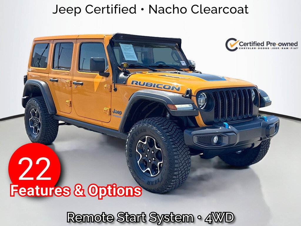 Used 2021 Jeep Wrangler 4xe Rubicon Convertible