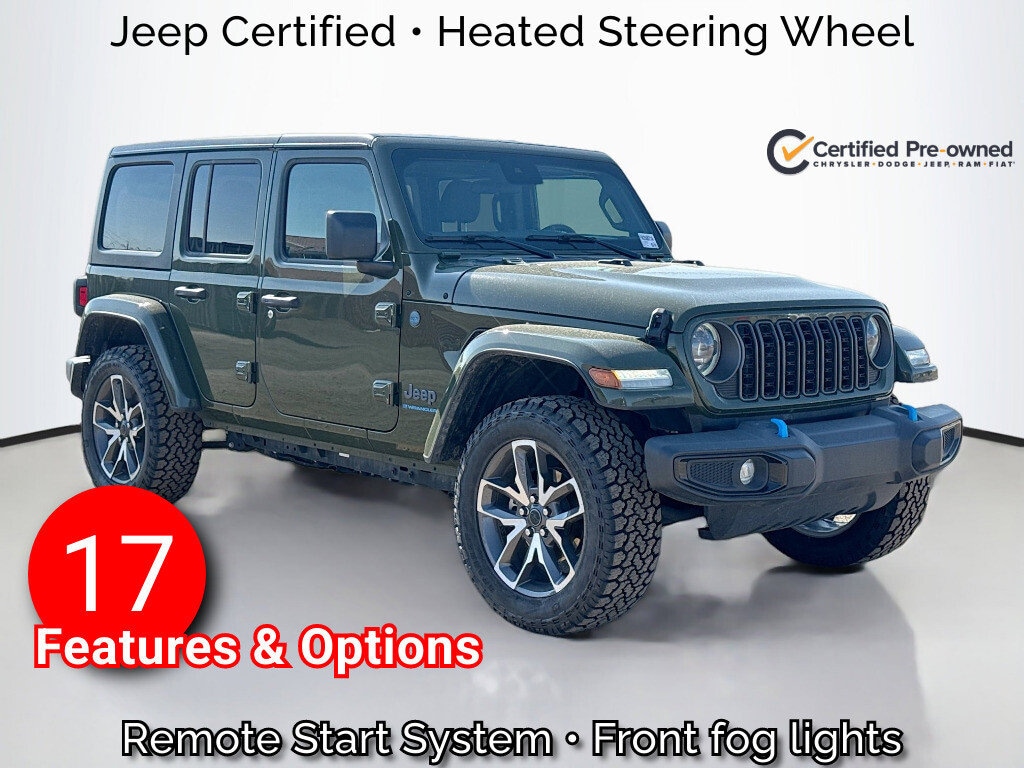 Certified 2024 Jeep Wrangler 4xe Sport Convertible