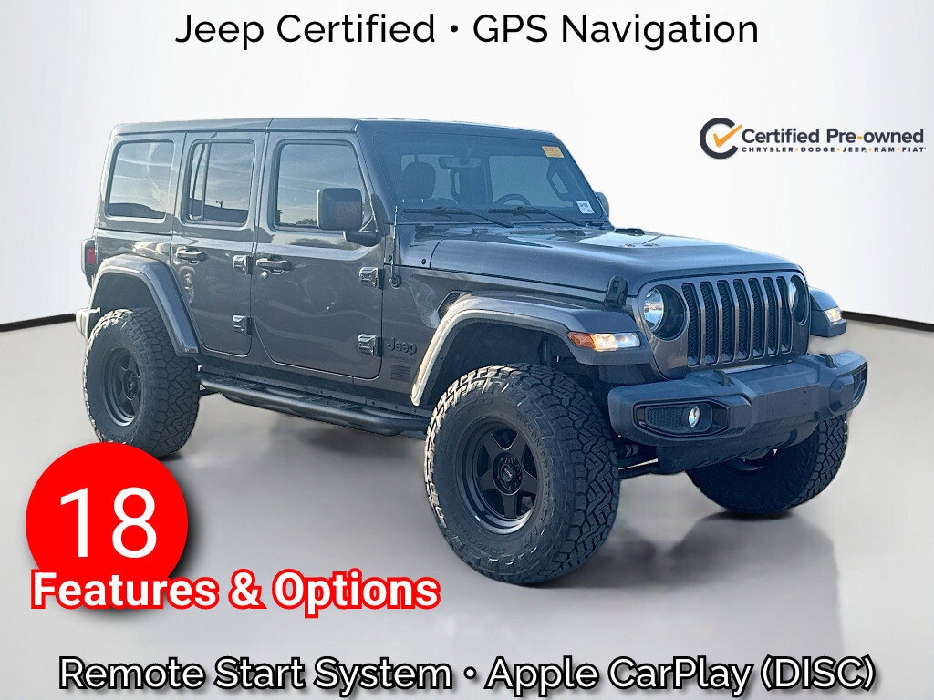 Certified 2020 Jeep Wrangler Unlimited Sahara Convertible