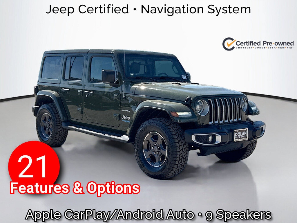 Used 2021 Jeep Wrangler 4xe Sahara Convertible