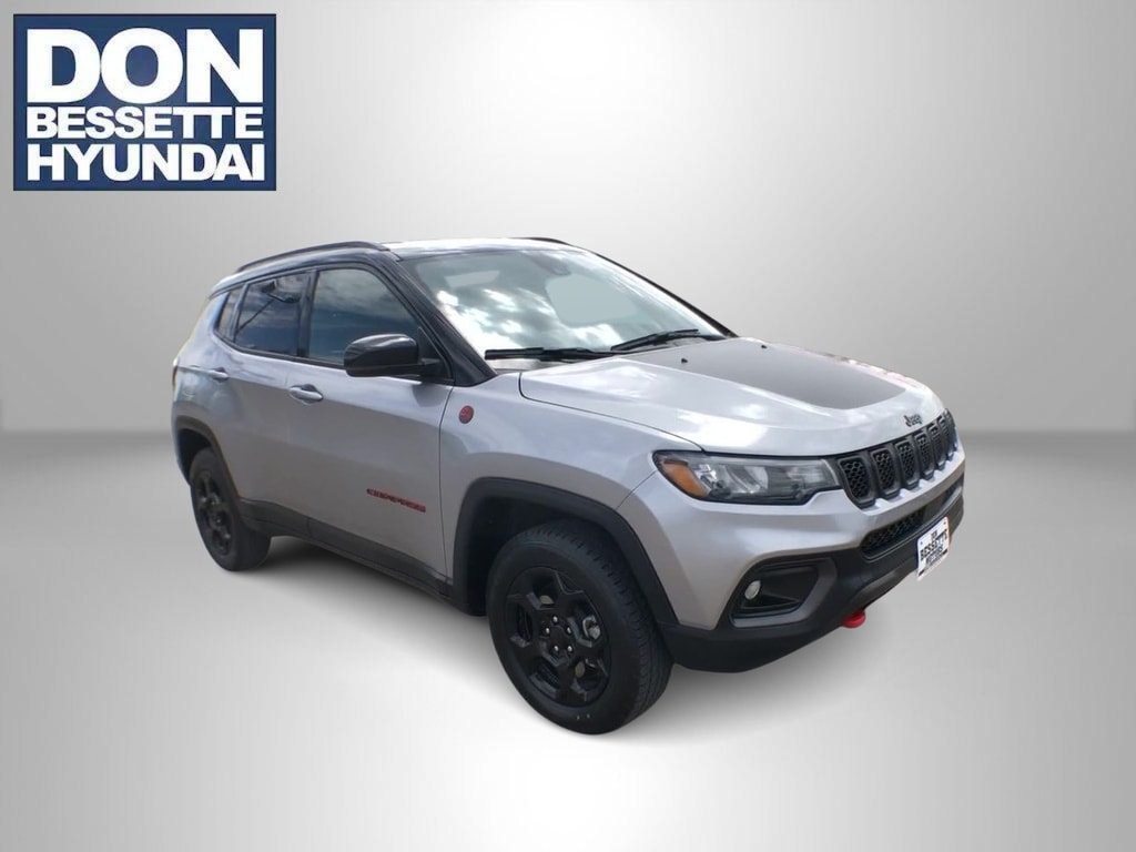 Used 2023 Jeep Compass Trailhawk with VIN 3C4NJDDN4PT527729 for sale in Minot, ND