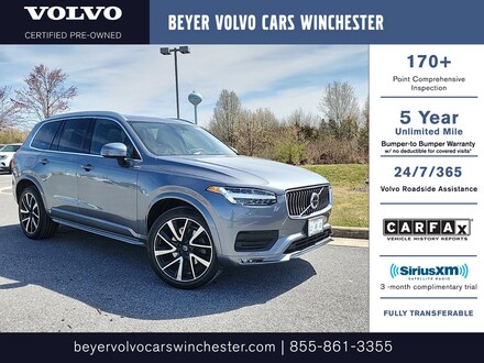 Featured Certified Pre-Owned 2020 Volvo XC90 T6 Momentum 6 Passenger SUV for Sale in Winchester, VA