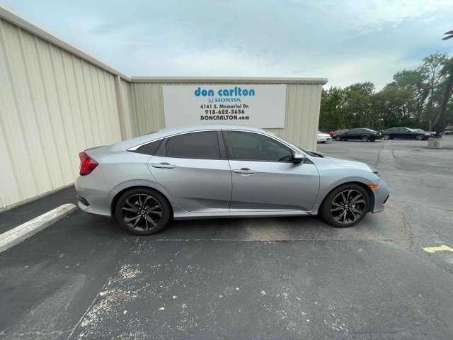 Used 2019 Honda Civic Sport with VIN 19XFC2F82KE034848 for sale in Tulsa, OK