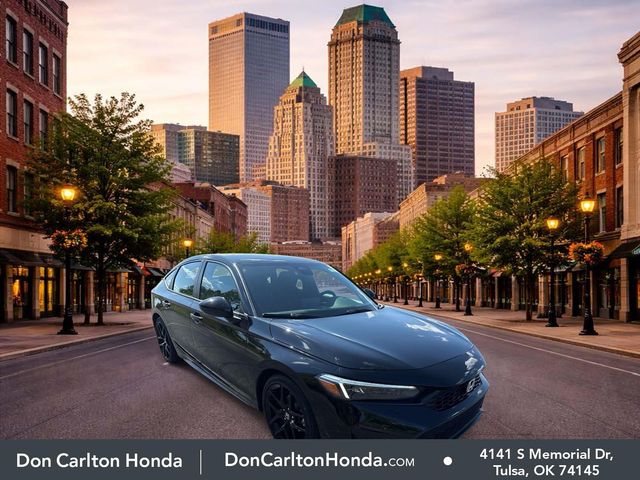 Crystal Black Pearl 2026 Honda Civic Hatchback Hatchback Front-Wheel Drive Continuously Variable Transmission