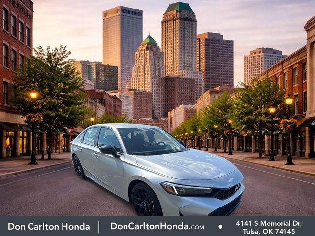 Solar Silver 2026 Honda Civic Sedan Front-Wheel Drive Continuously Variable Transmission