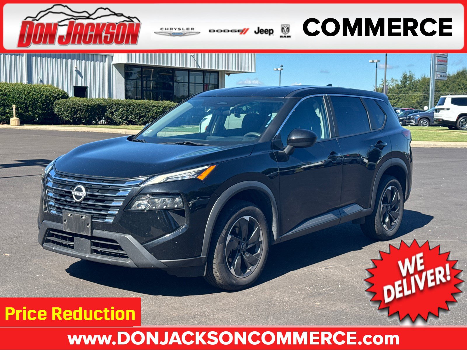 Used 2024 Nissan Rogue SV with VIN 5N1BT3BB7RC758165 for sale in Commerce, GA