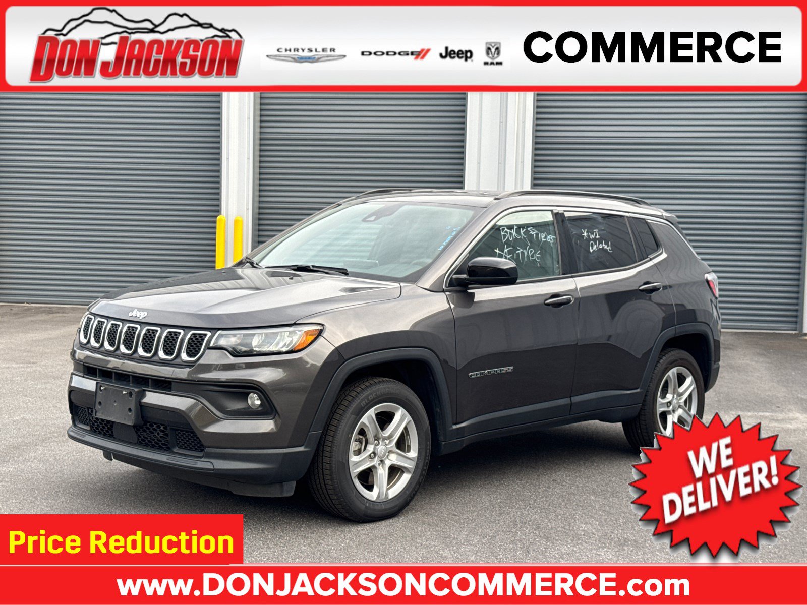 Used 2024 Jeep Compass Latitude with VIN 3C4NJDBN5RT603593 for sale in Commerce, GA