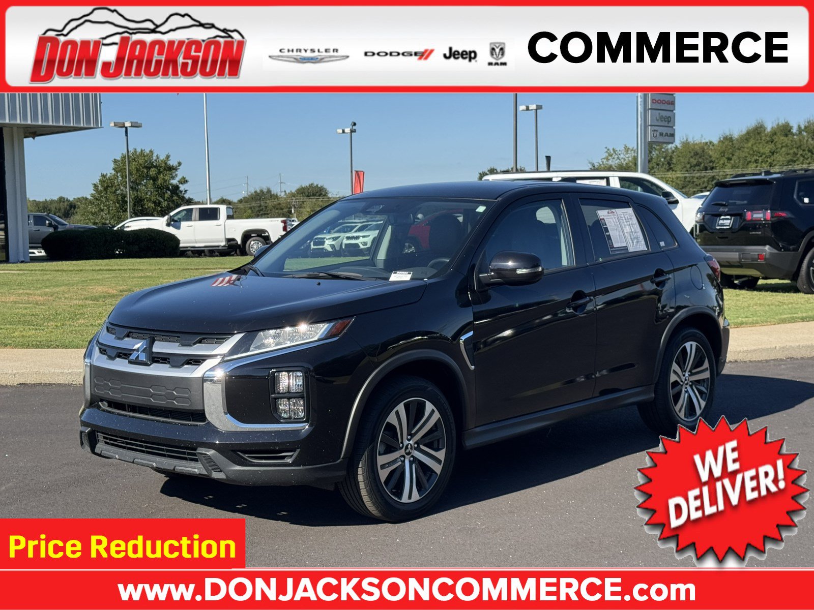 Used 2024 Mitsubishi Outlander Sport ES with VIN JA4ARUAU6RU018313 for sale in Commerce, GA