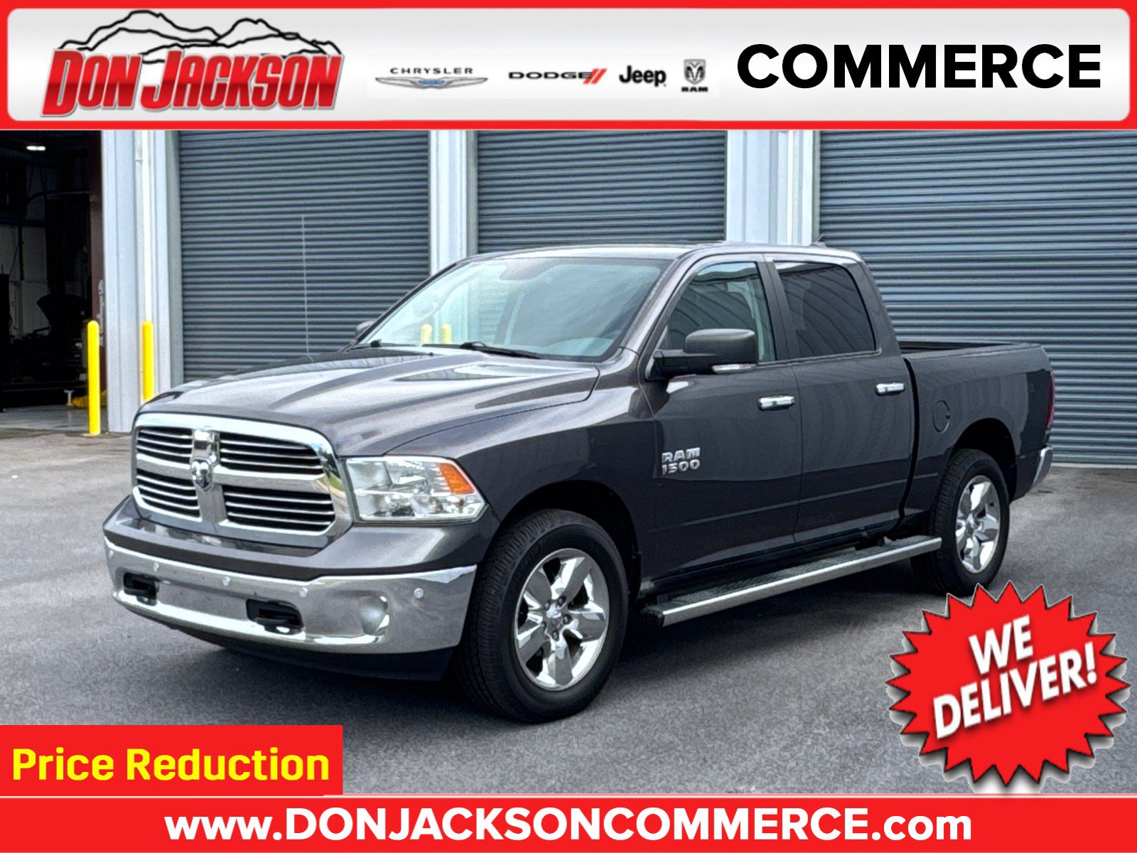 Used 2015 RAM Ram 1500 Pickup Big Horn/Lone Star with VIN 1C6RR7LGXFS734518 for sale in Commerce, GA