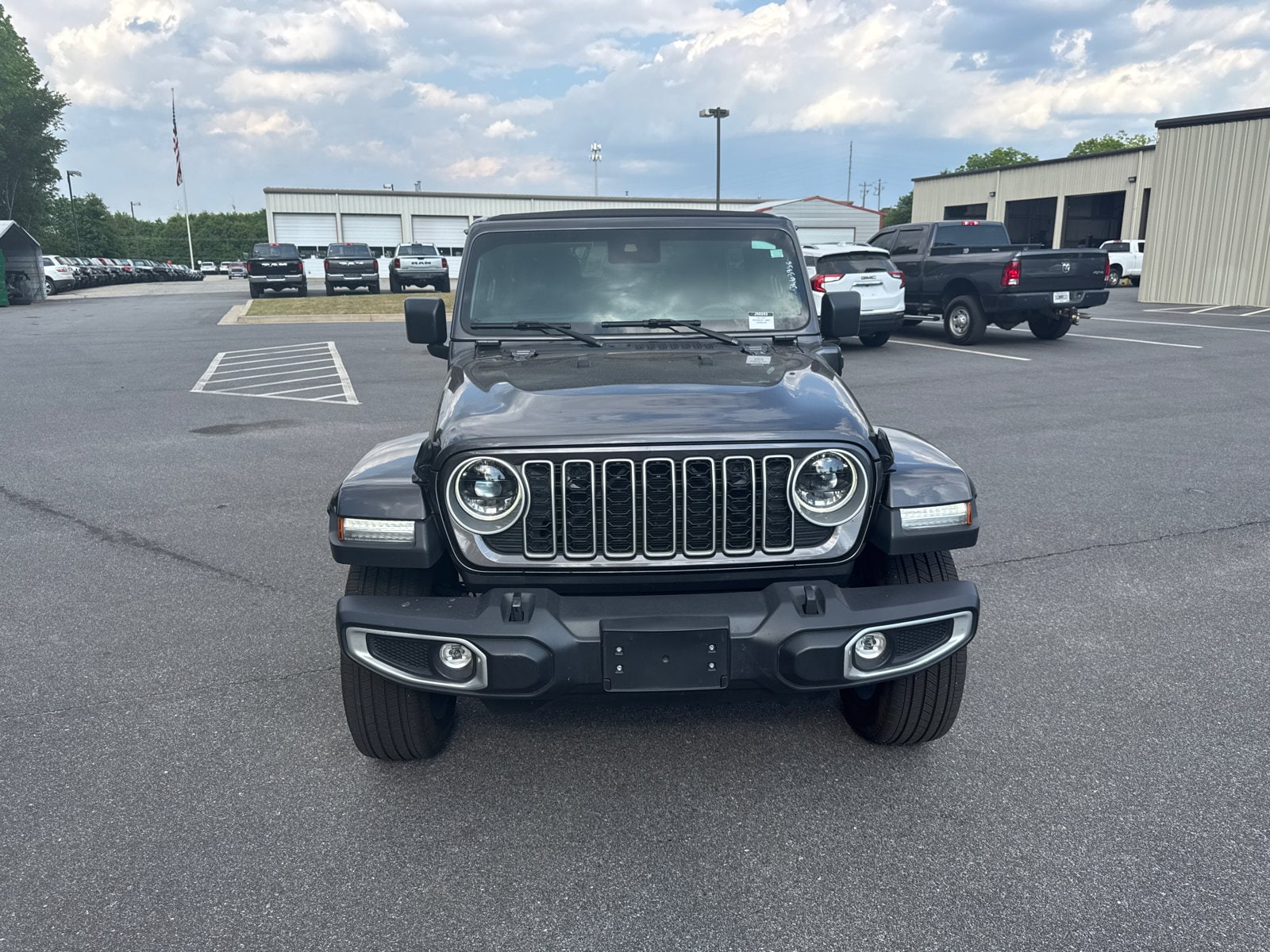 Used 2025 Jeep Wrangler 4xe Sahara 4XE with VIN 1C4RJXP60SW585136 for sale in Commerce, GA
