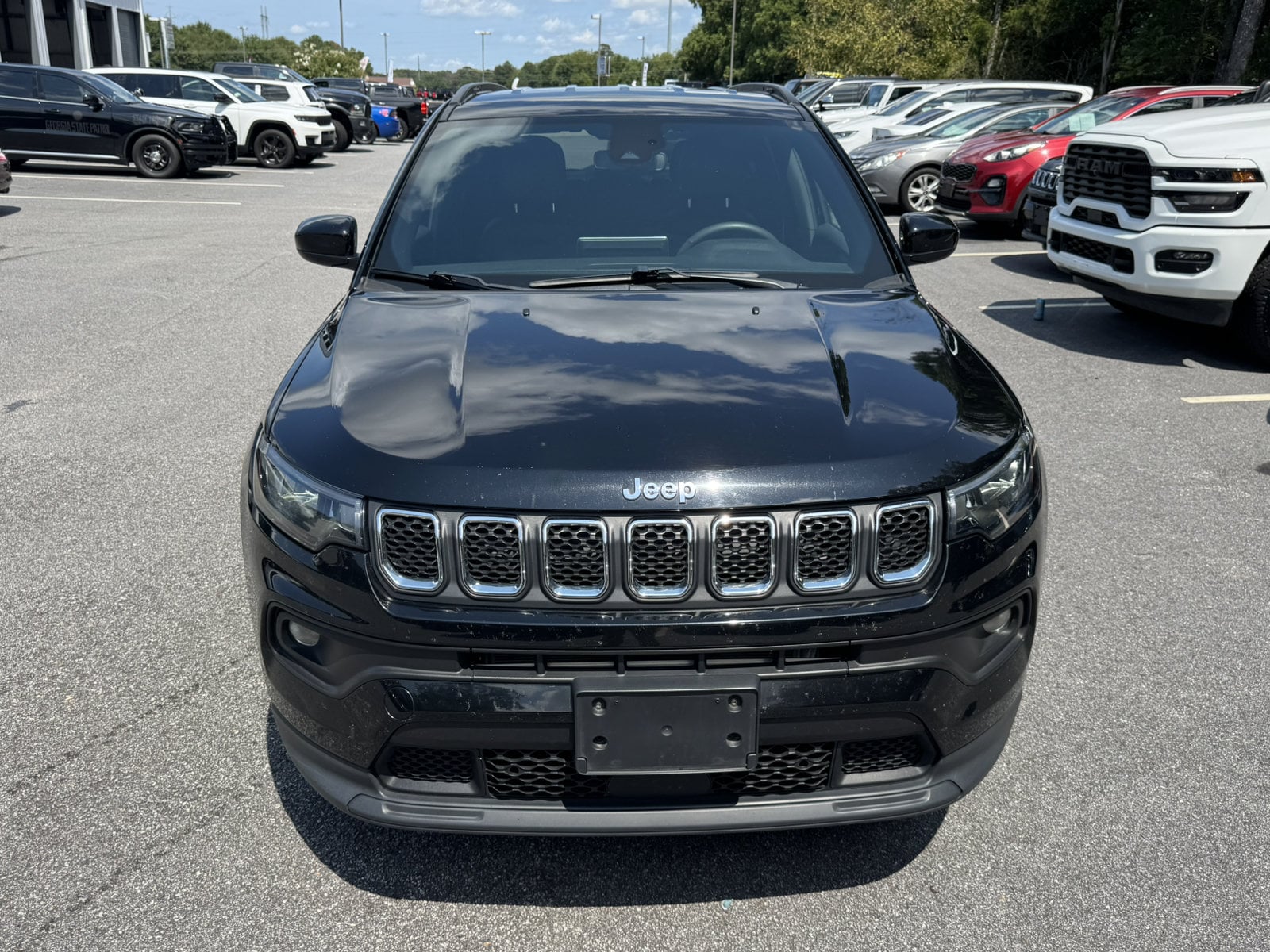 Used 2024 Jeep Compass Latitude with VIN 3C4NJDBN7RT603658 for sale in Commerce, GA