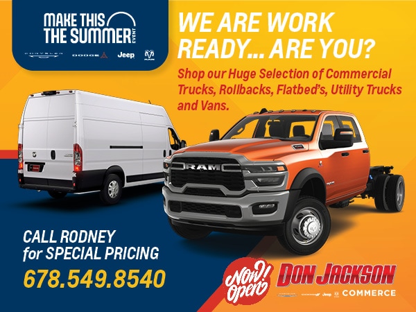 Don Jackson Chrysler Dodge Jeep Ram Commerce | Car Dealership