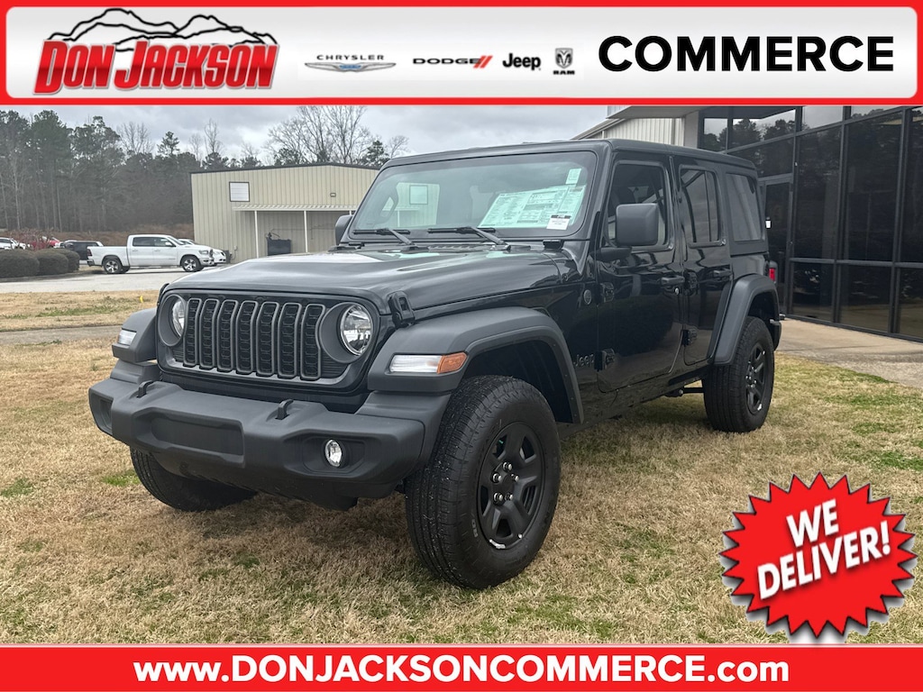 New 2026 Jeep Wrangler 4-DOOR SPORT Sport Utility