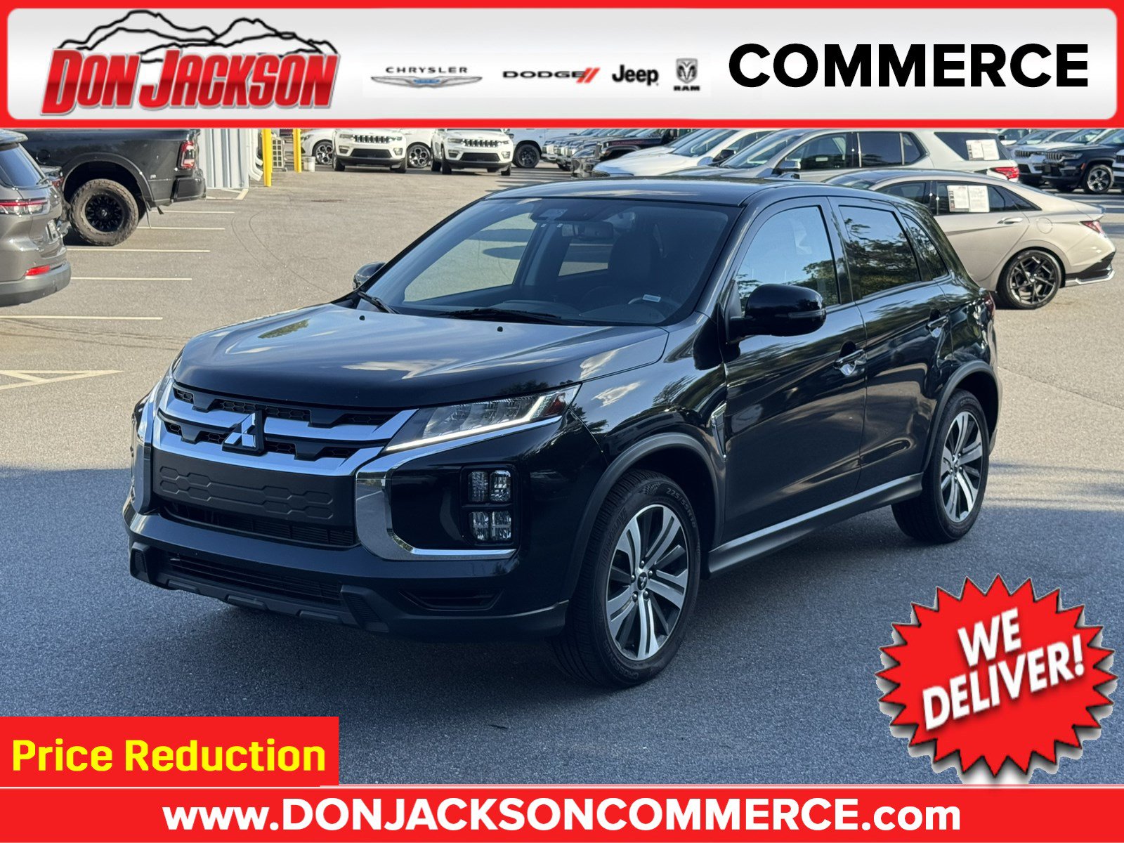 Used 2024 Mitsubishi Outlander Sport SE with VIN JA4ARUAU9RU014613 for sale in Commerce, GA