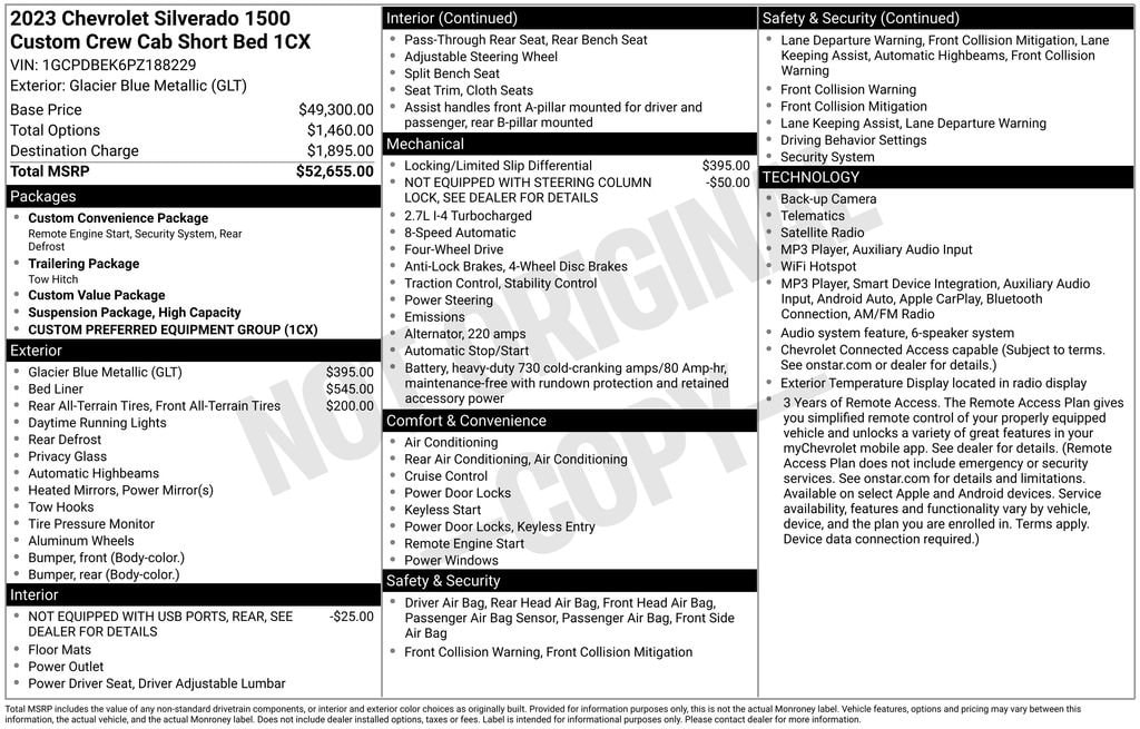 2023 Chevrolet Silverado 1500 Custom - Photo 37