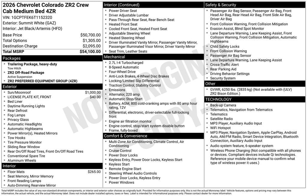 2026 Chevrolet Colorado ZR2 - Photo 39