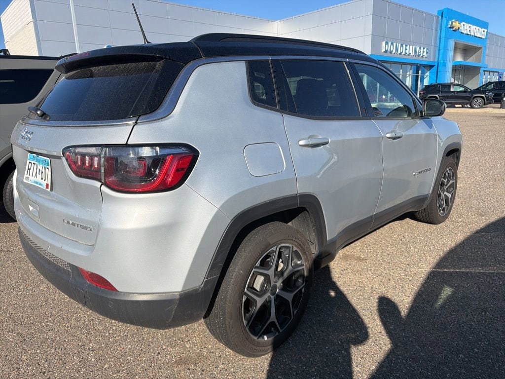 Used 2025 Jeep Compass Limited with VIN 3C4NJDCN6ST545370 for sale in Brainerd, Minnesota
