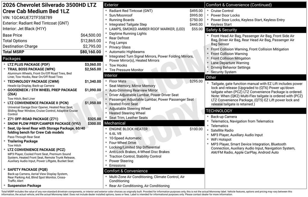 2026 Chevrolet Silverado 3500 HD LTZ - Photo 37