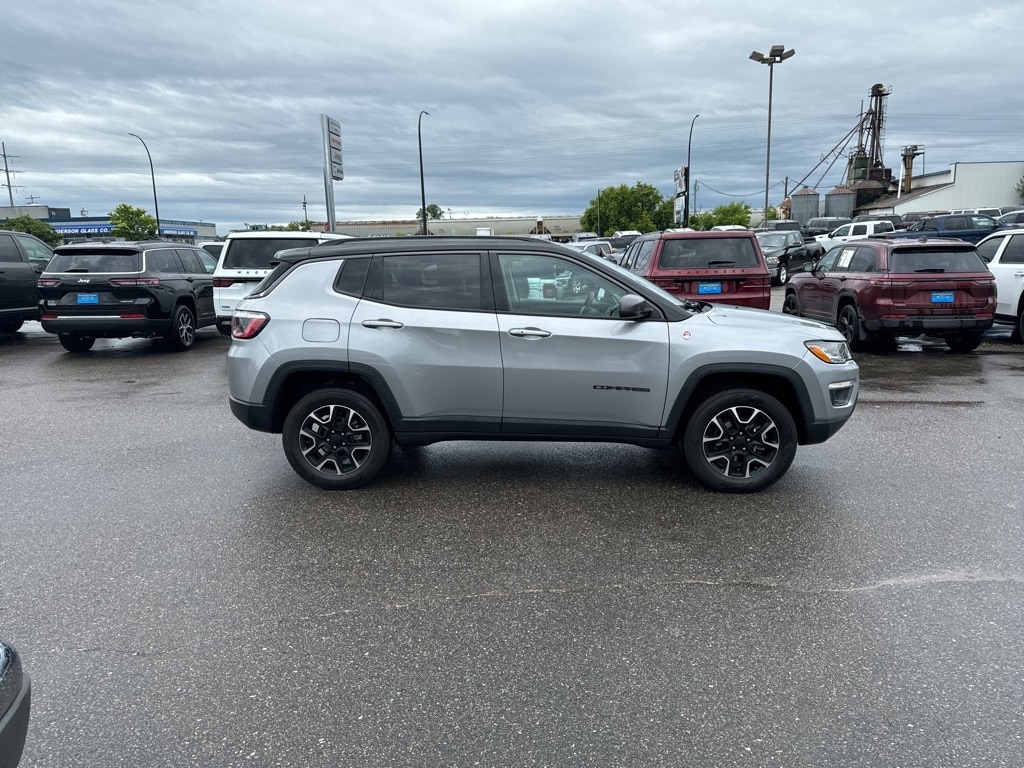 Used 2021 Jeep Compass Trailhawk with VIN 3C4NJDDB2MT594198 for sale in Grand Rapids, Minnesota
