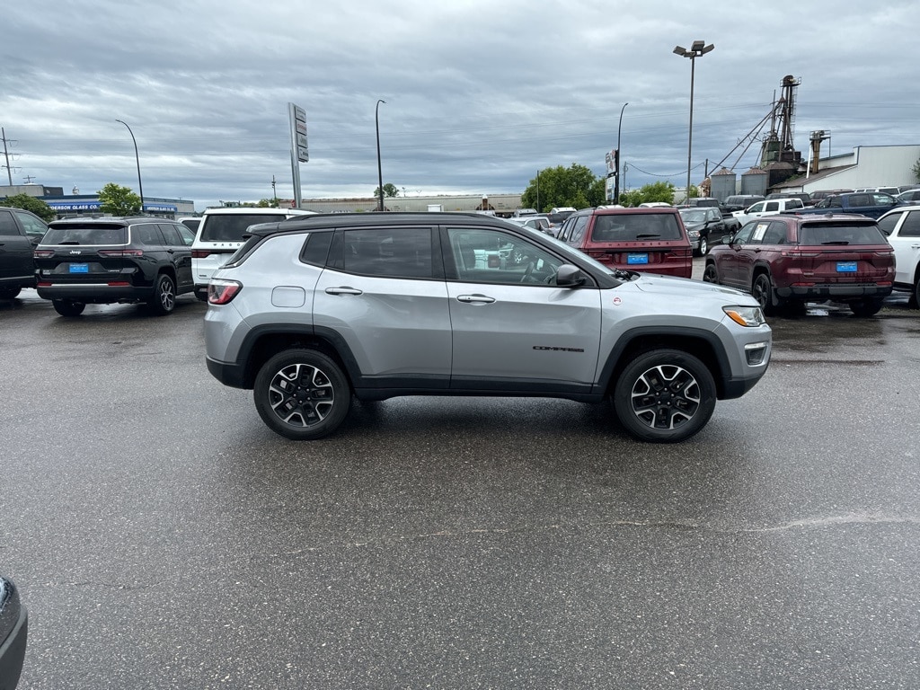 Used 2021 Jeep Compass Trailhawk with VIN 3C4NJDDB2MT594198 for sale in Grand Rapids, MN