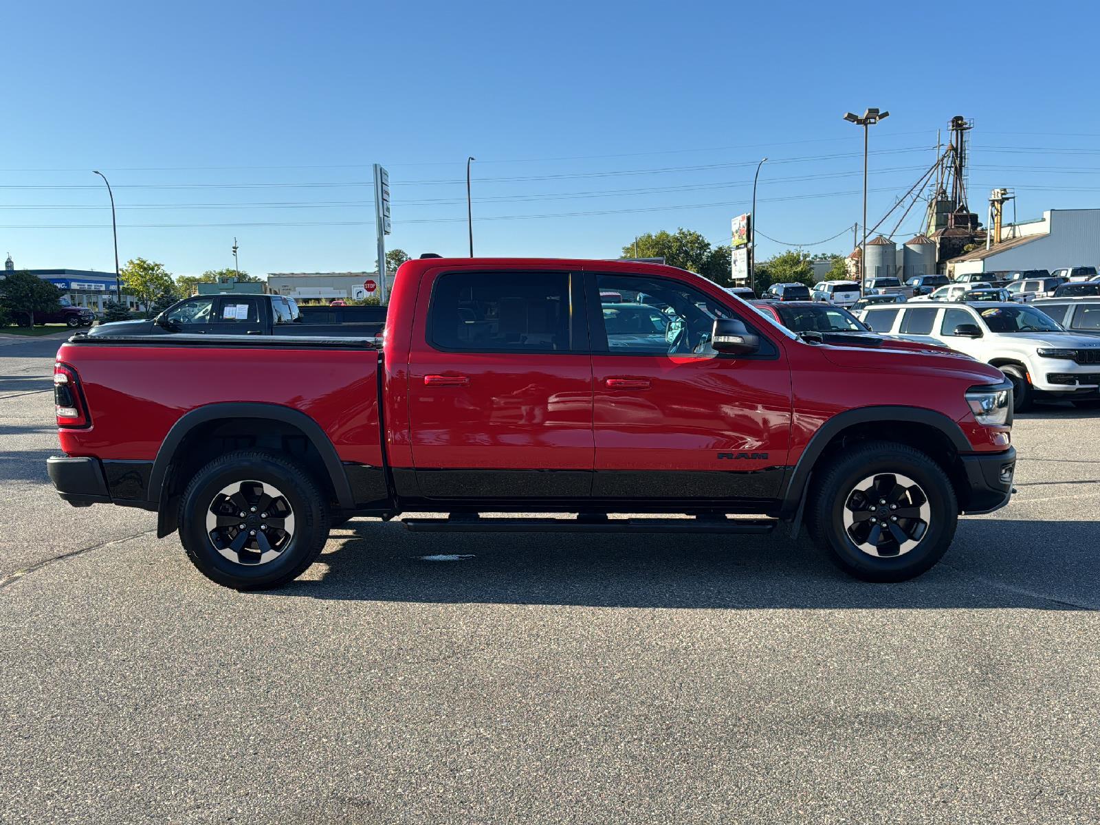 Used 2021 RAM Ram 1500 Pickup Rebel with VIN 1C6SRFLTXMN520357 for sale in Grand Rapids, MN