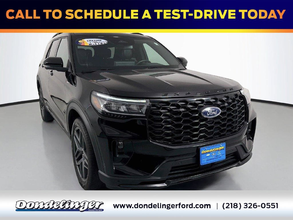 Used 2025 Ford Explorer ST-LINE with VIN 1FMUK8KH5SGA38150 for sale in Cohasset, Minnesota