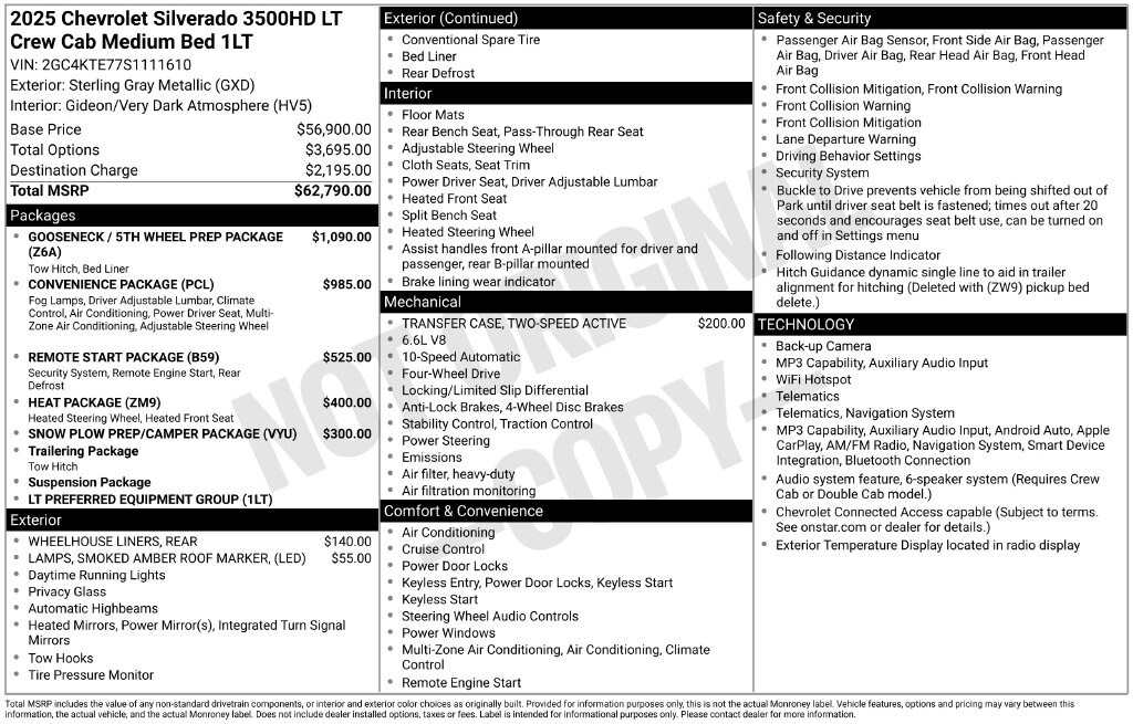 2025 Chevrolet Silverado 3500HD LT - Photo 37