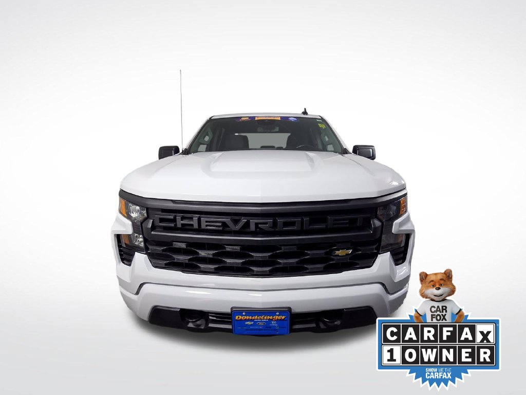 Used 2025 Chevrolet Silverado 1500 Custom with VIN 1GCPKBEKXSZ237673 for sale in Baxter, Minnesota