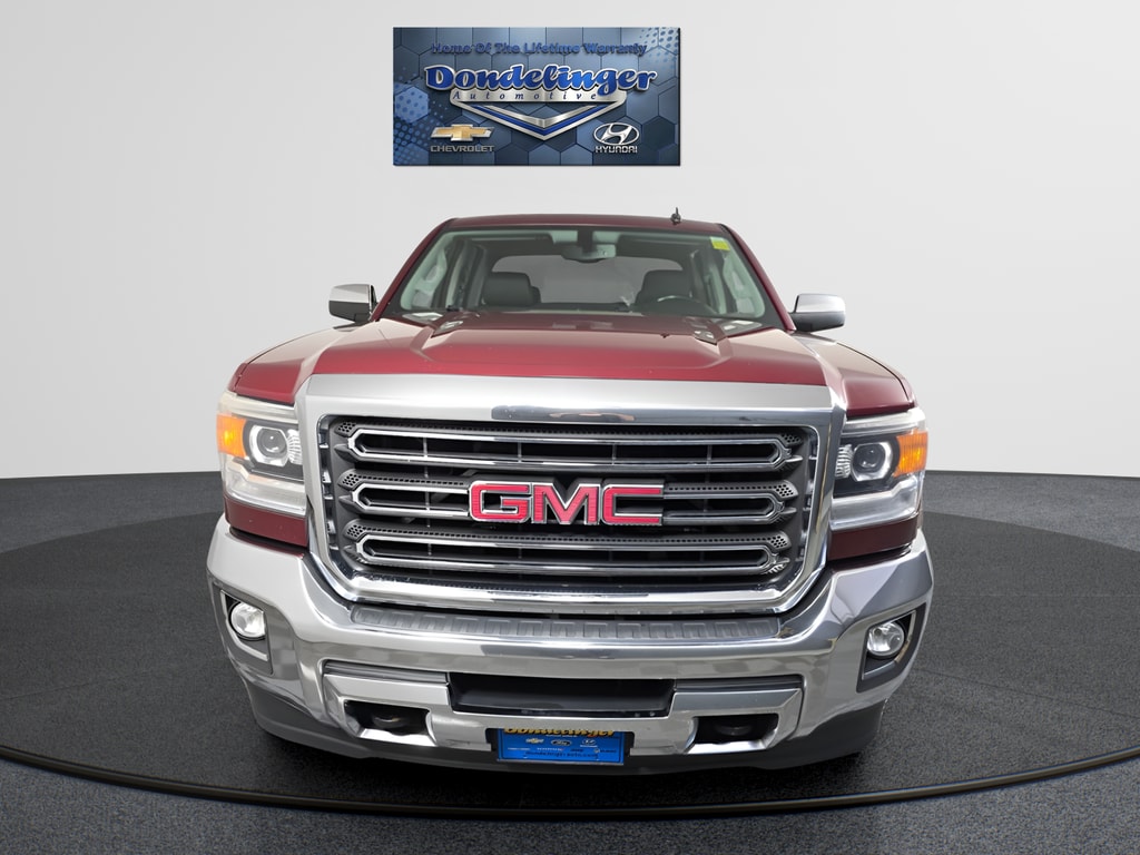 Used 2015 GMC Sierra 2500HD SLT with VIN 1GT22ZEG5FZ109927 for sale in Baxter, Minnesota