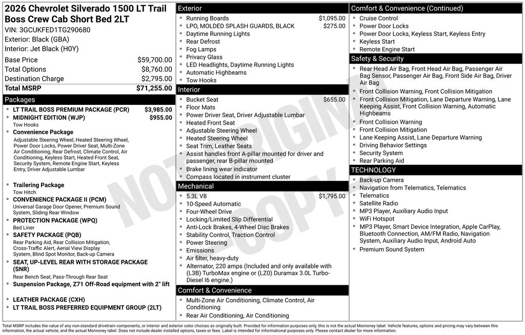2026 Chevrolet Silverado 1500 LT Trail Boss - Photo 37