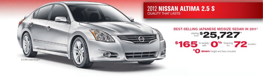 2012 Nissan Altima in Ontario