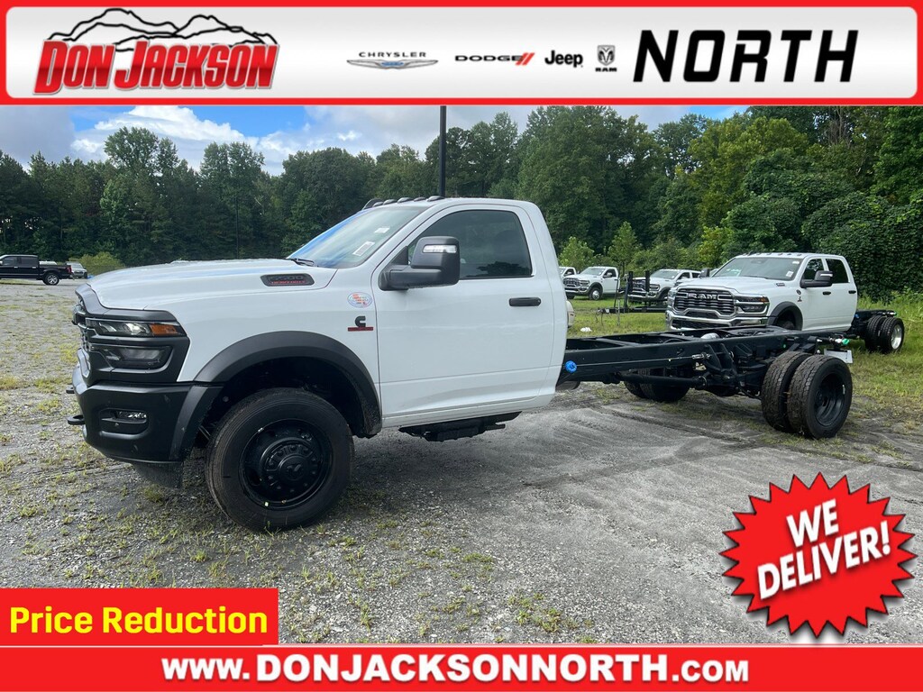 New 2025 Ram 5500 Chassis Cab 5500 TRADESMAN CHASSIS REGULAR CAB 4X2 120' CA Pickup