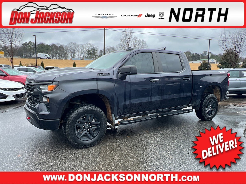 Used 2024 Chevrolet Silverado 1500 Custom Trail Boss Truck Crew Cab