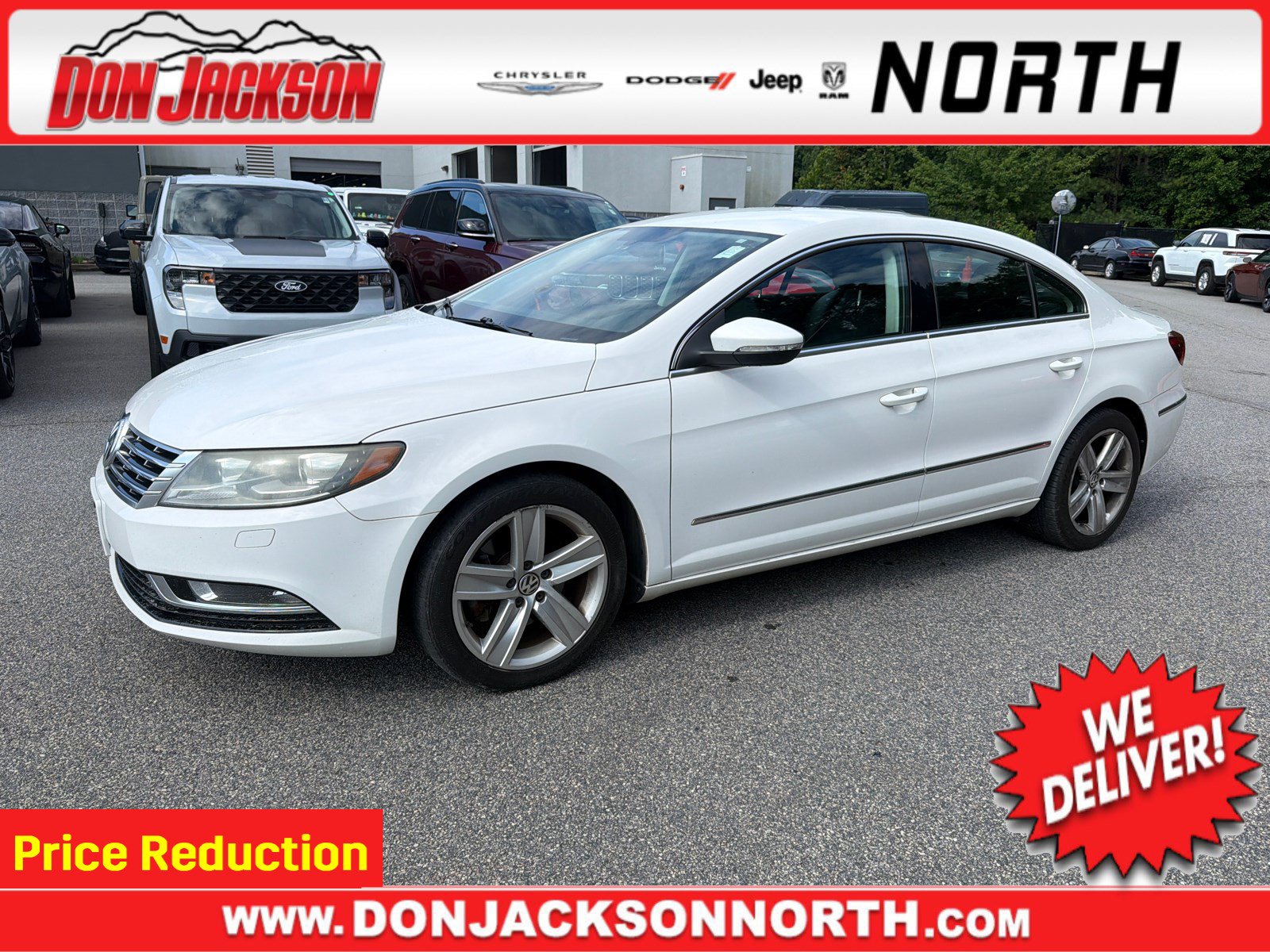Used 2013 Volkswagen CC R-Line with VIN WVWBP7AN8DE522357 for sale in Cumming, GA