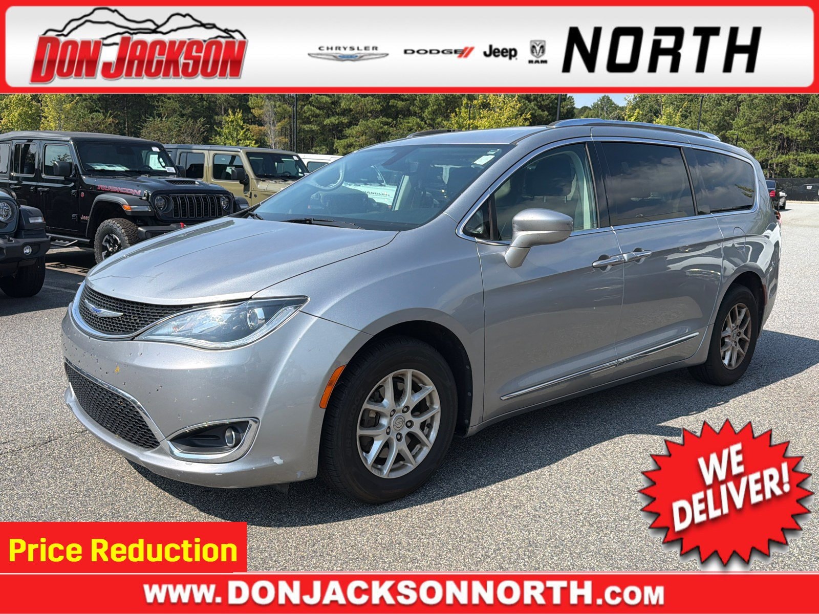 Used 2020 Chrysler Pacifica Touring L with VIN 2C4RC1BG9LR173315 for sale in Cumming, GA