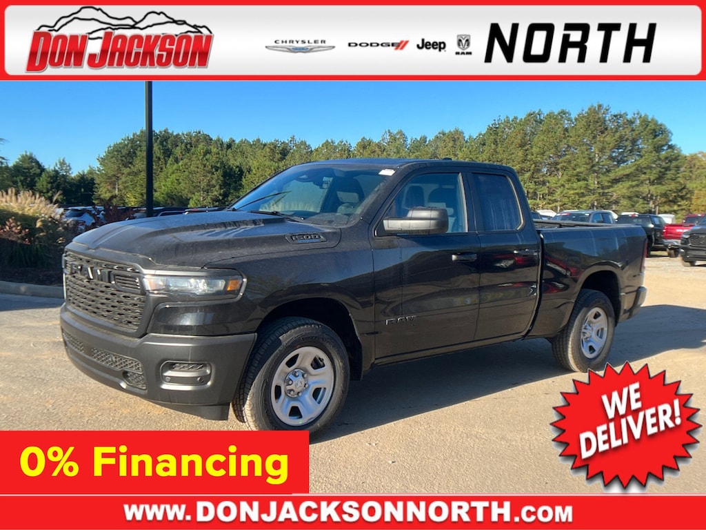 New 2025 Ram 1500 TRADESMAN QUAD CAB 4X4 6'4 BOX Pickup