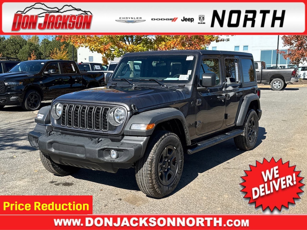 New 2026 Jeep Wrangler 4-DOOR SPORT Sport Utility