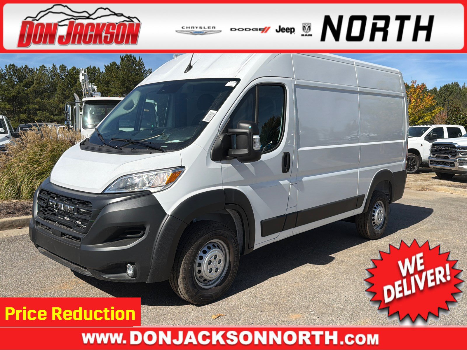 2026 RAM ProMaster Cargo Van Tradesman