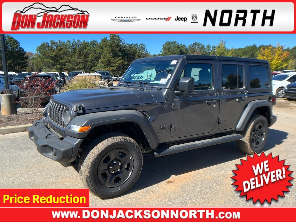 New 2026 Jeep Wrangler 4-DOOR SPORT Sport Utility