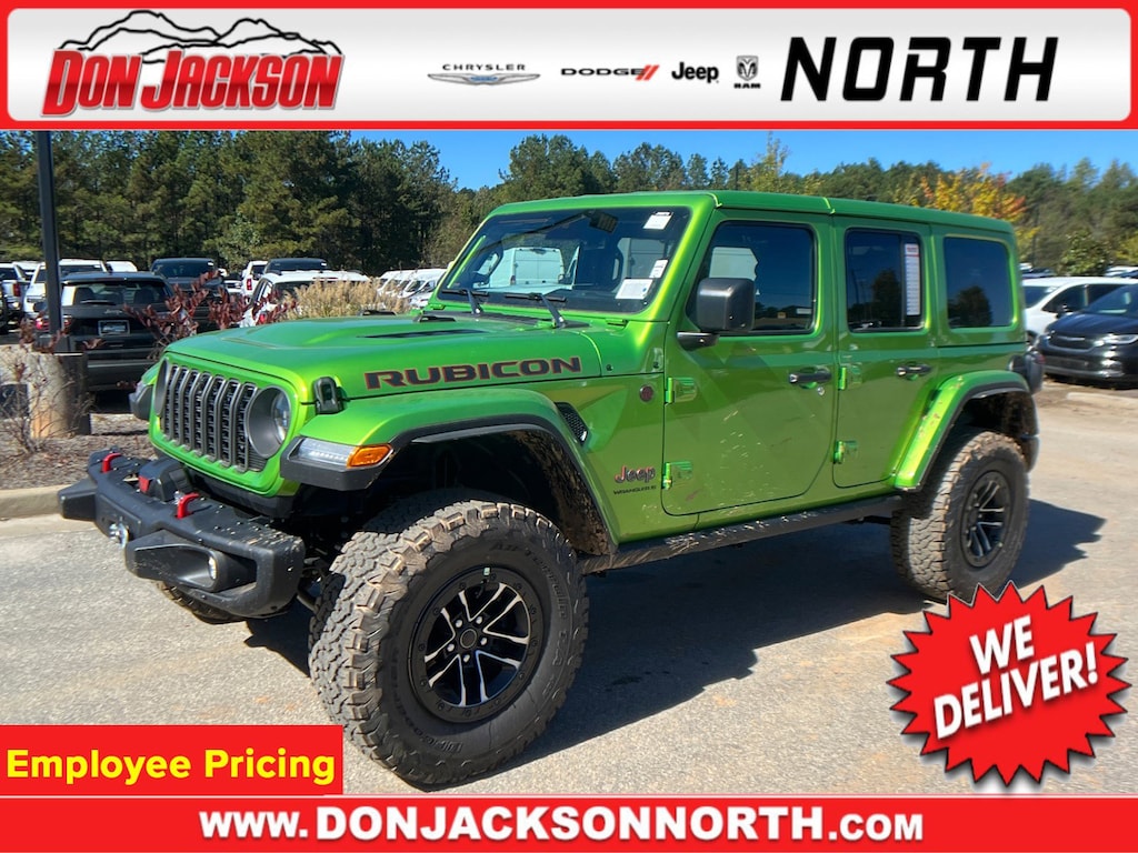 New 2025 Jeep Wrangler 4-DOOR RUBICON X Sport Utility