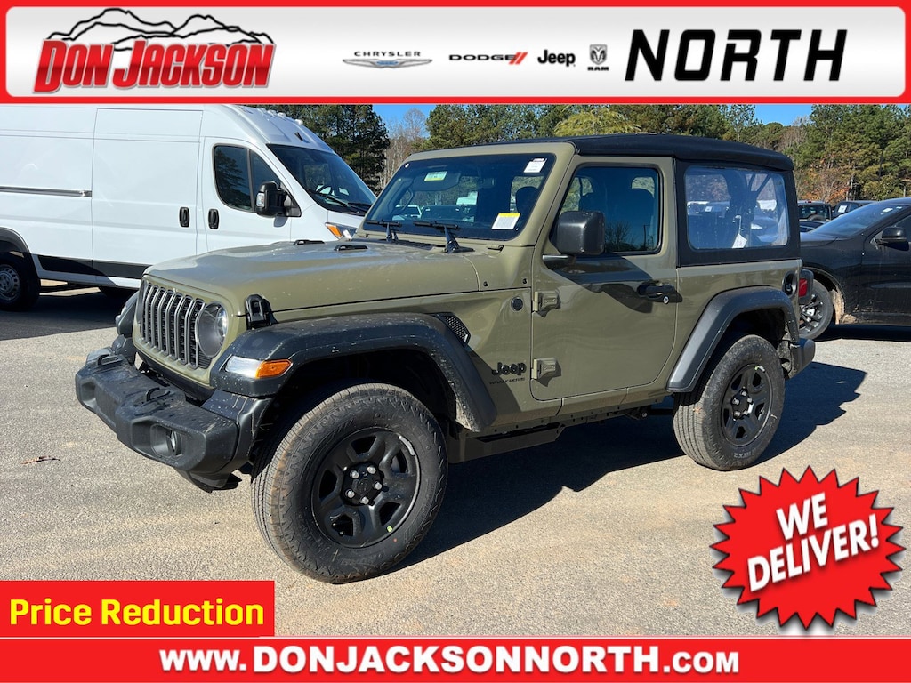 New 2026 Jeep Wrangler 2-DOOR SPORT Sport Utility