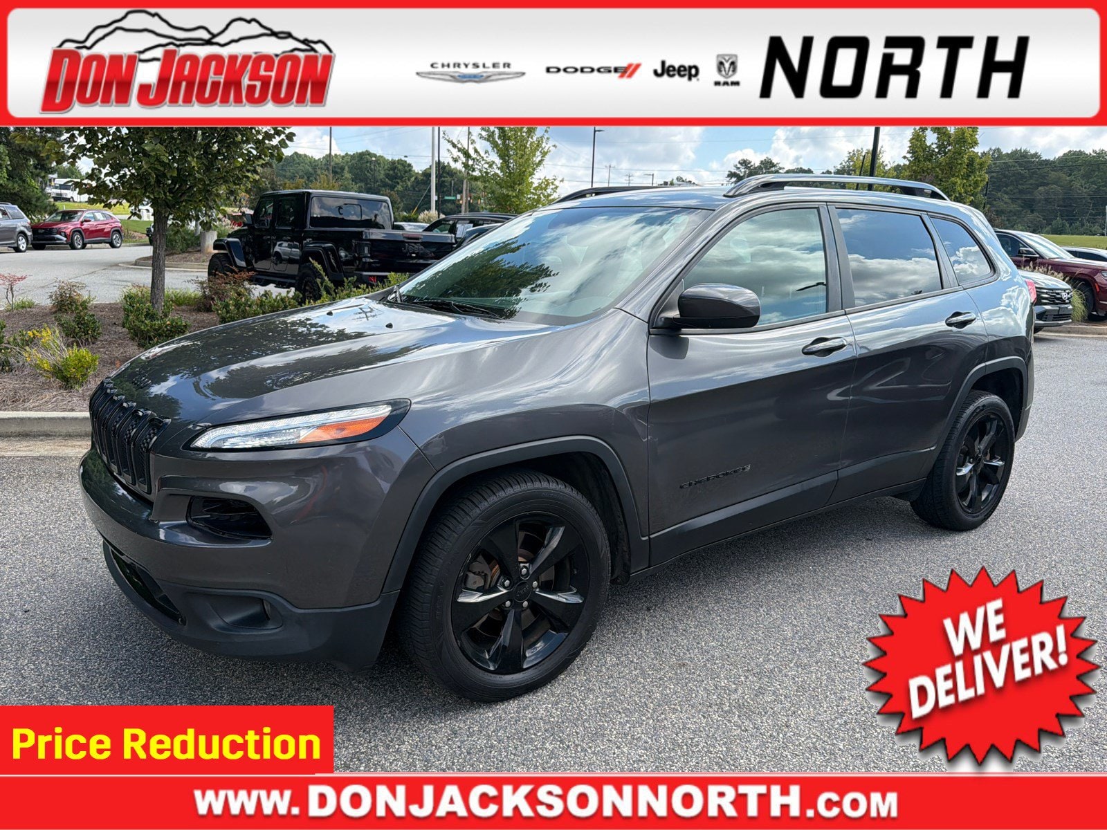 Used 2018 Jeep Cherokee Latitude with VIN 1C4PJLCB6JD540036 for sale in Cumming, GA