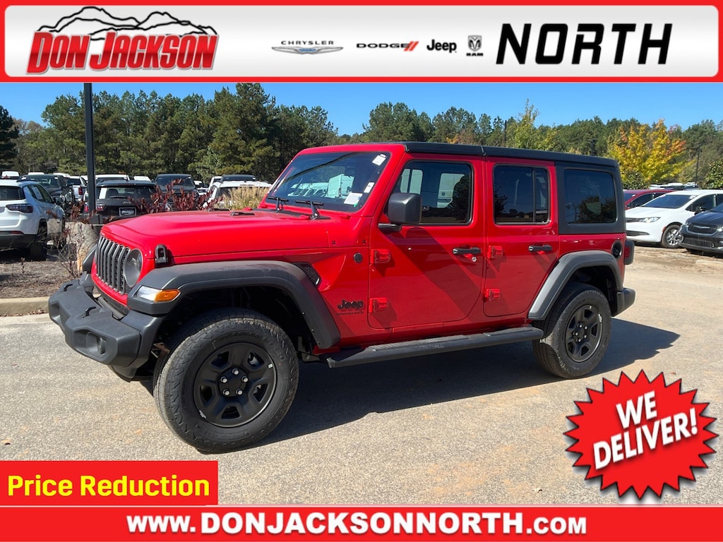 New 2026 Jeep Wrangler 4-DOOR SPORT Sport Utility