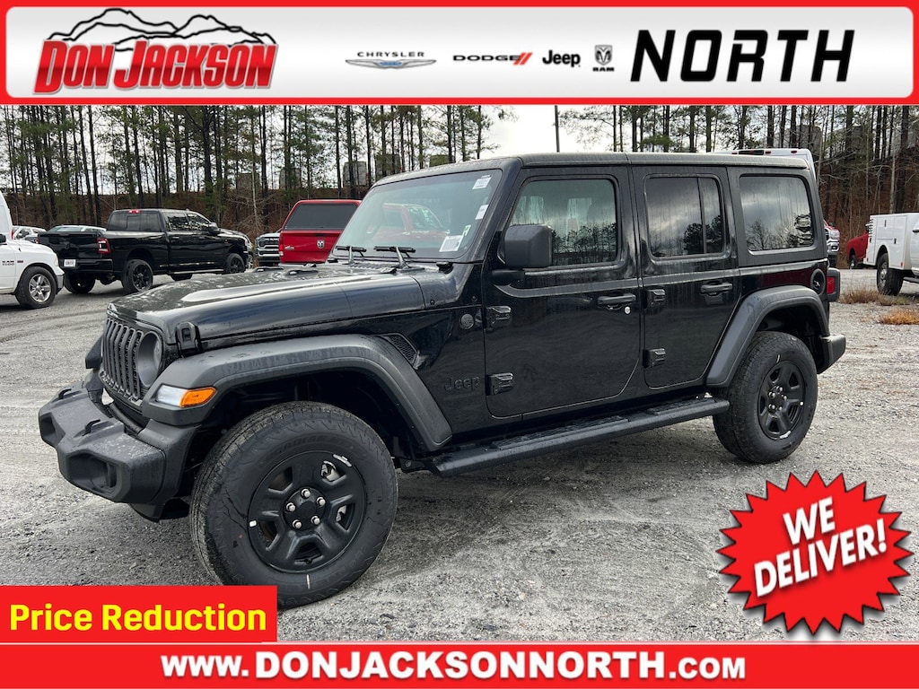 New 2026 Jeep Wrangler 4-DOOR SPORT Sport Utility