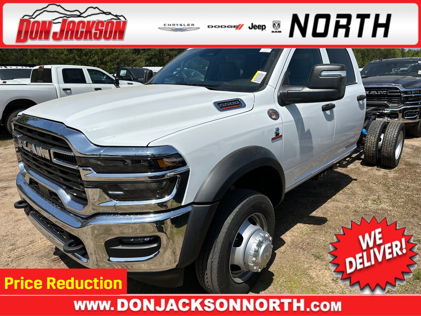 2025 Ram 5500 Chassis Cab 5500 TRADESMAN CHASSIS CREW CAB 4X4 60' CA